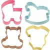Wilton Uitstekerset Baby Thema 4 stuks* Figuur Stekers