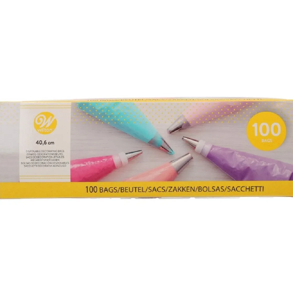 Wilton Wegwerp Spuitzakken 40cm 100 stuks* Spuitzakken